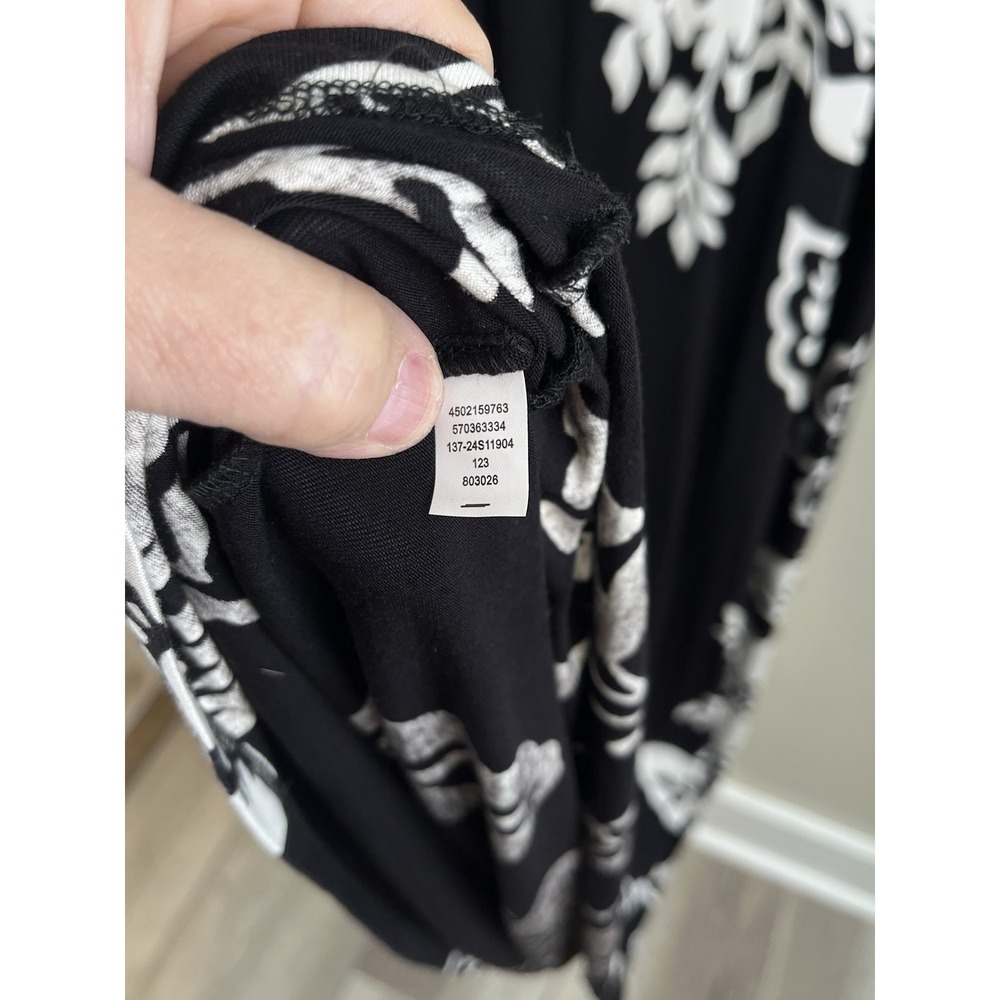Soma NWT Midi Bra Dress XL Garden Tapestry Floral Soft Jersey Pockets Stretch - Picture 7 of 10
